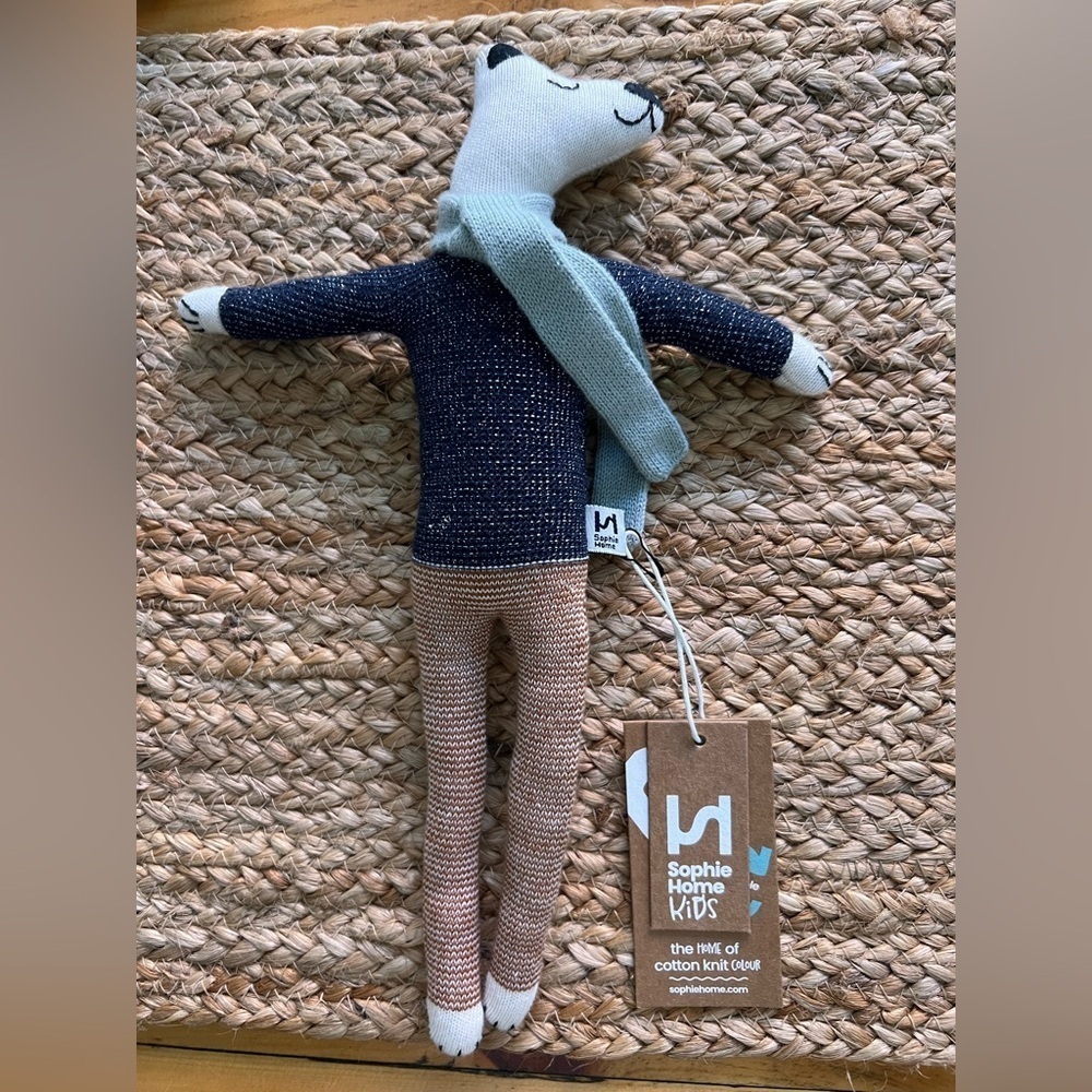 Sophie Home Kids stuffed polar bear navy